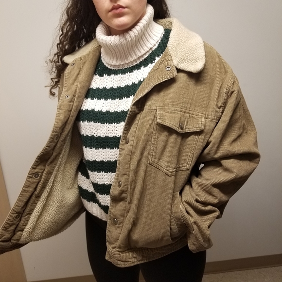 American Eagle Outfitters Other - AEO Sherpa Lined Corduroy Jacket